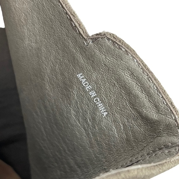 EILEEN FISHER PEER SHADOW TAUPE NUBUCK LEATHER CHELSEA STYLE ANKLE BOOT BOOTIE - Picture 12 of 14